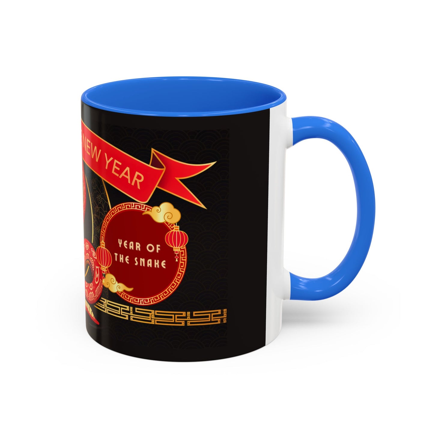 2025 Year of the Snake Chinese New Year Colorful Mug, 11oz (v3)