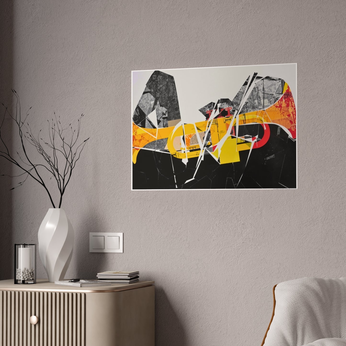 Jazz-Inspired Glossy Poster Art | Color Milestones