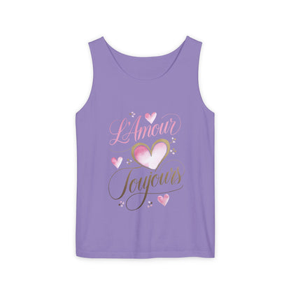 Comfort Colors® 9360 Women's Garment-Dyed Tank Top - L’Amour Toujours – Romantic French Love Design