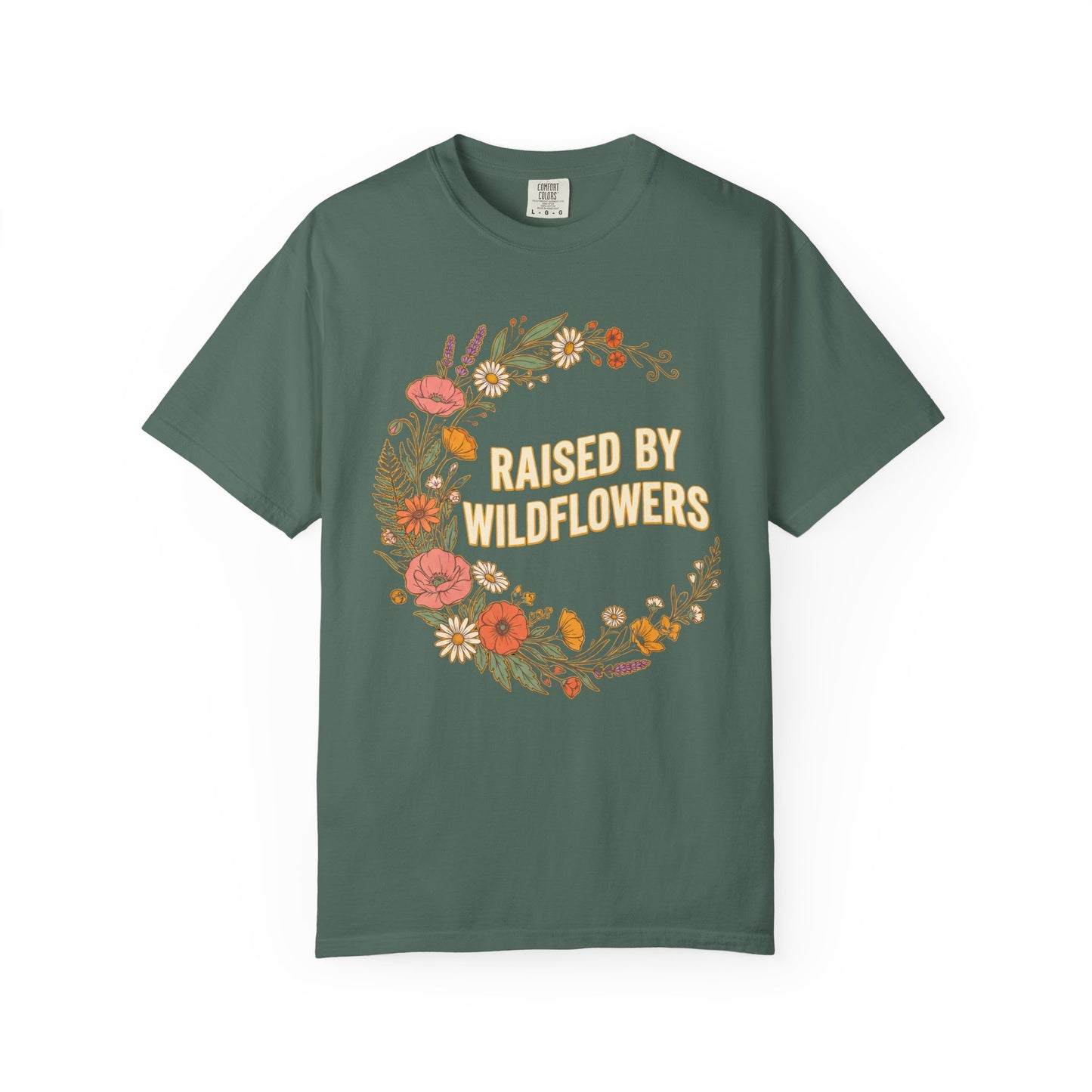 Raised by Wildflowers Botanical Graphic Tee