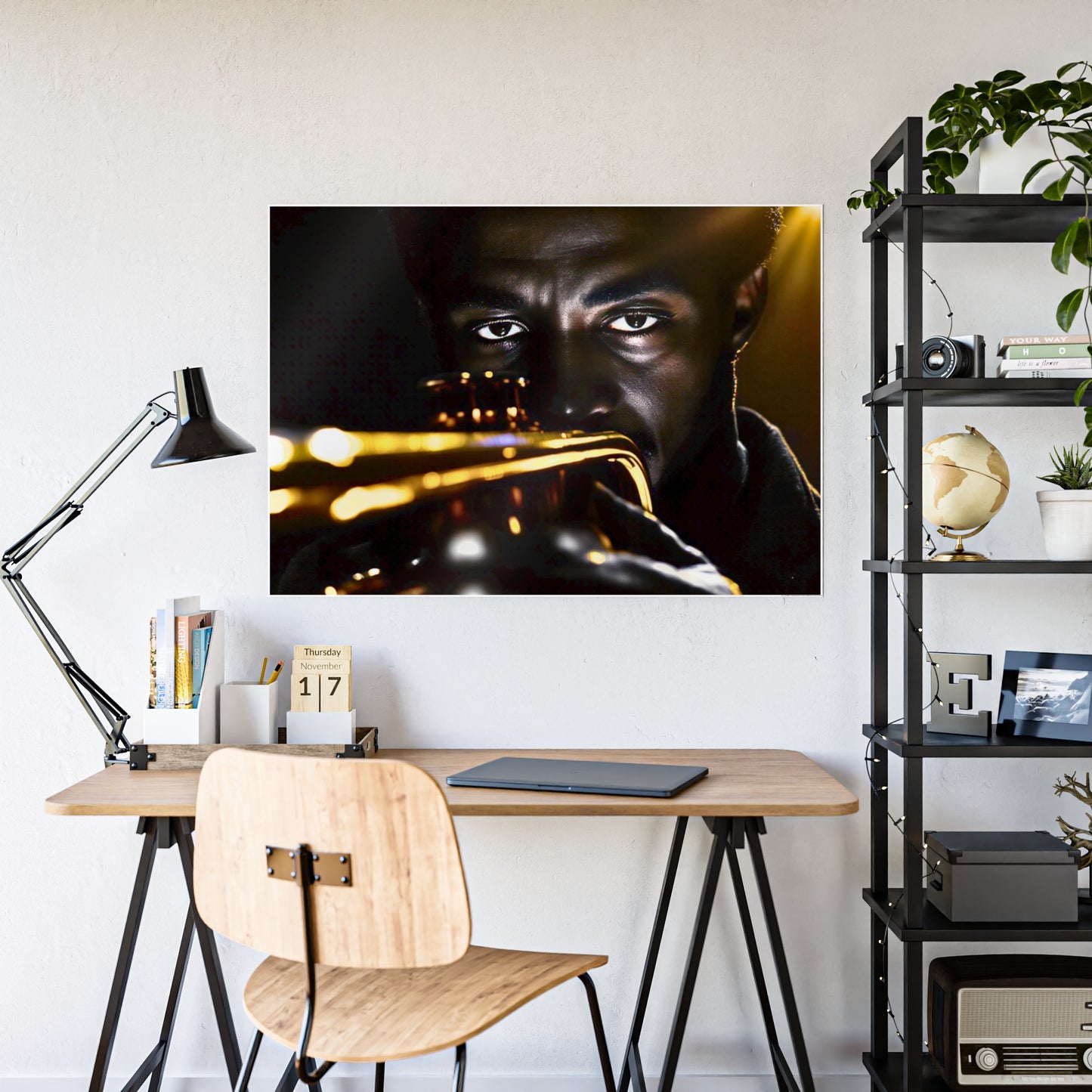 Jazz-Inspired Glossy Poster Art | Electric Tutu