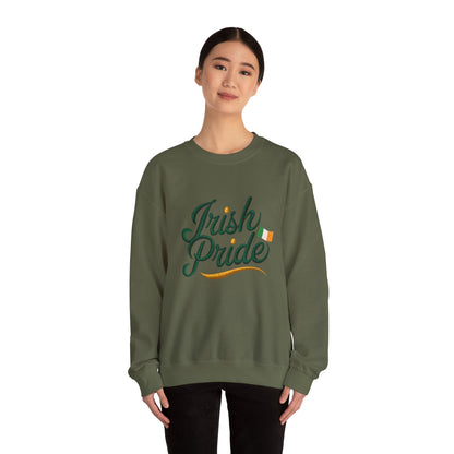Gildan 18000 Unisex Heavy Blend™ Crewneck Sweatshirt - Irish Pride St. Patrick’s Day Design