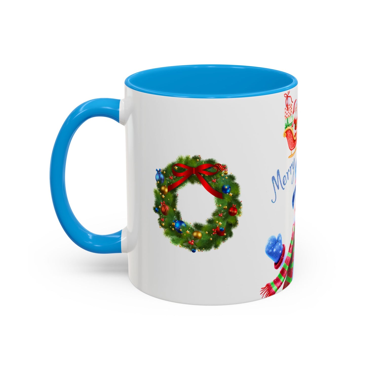 Merry Wishes Snowman Mug