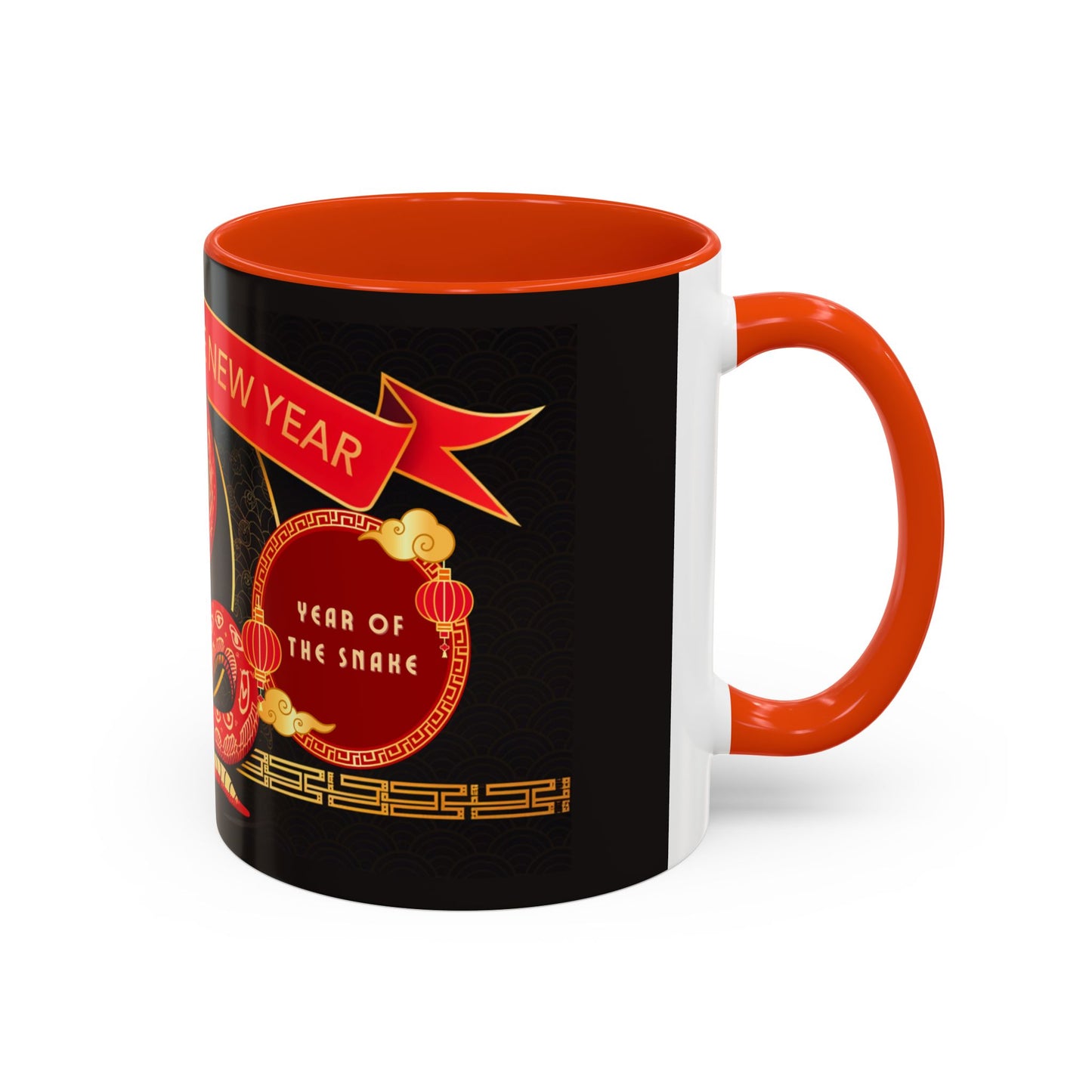 2025 Year of the Snake Chinese New Year Colorful Mug, 11oz (v3)