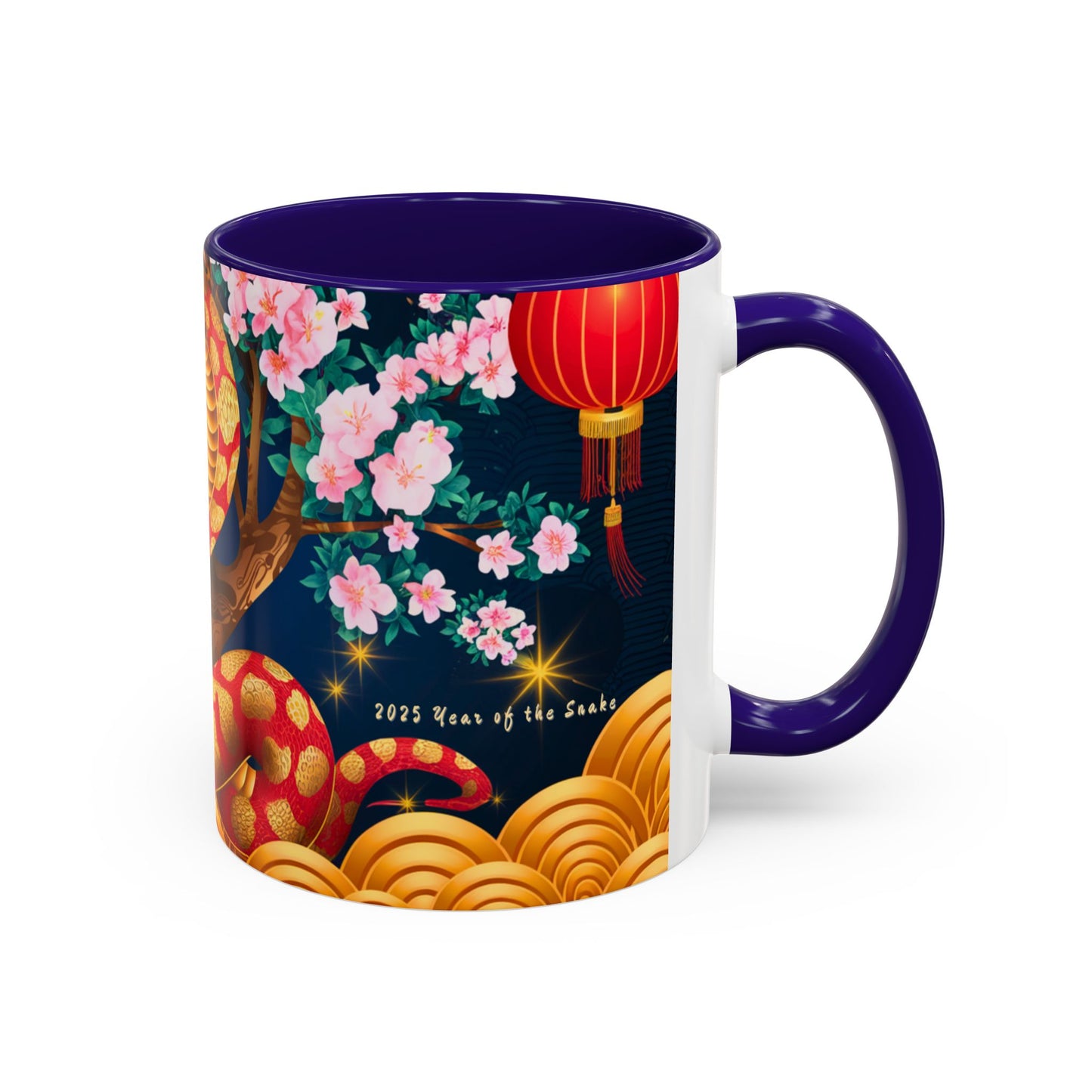 2025 Year of the Snake Chinese New Year Colorful Mug, 11oz (v4)