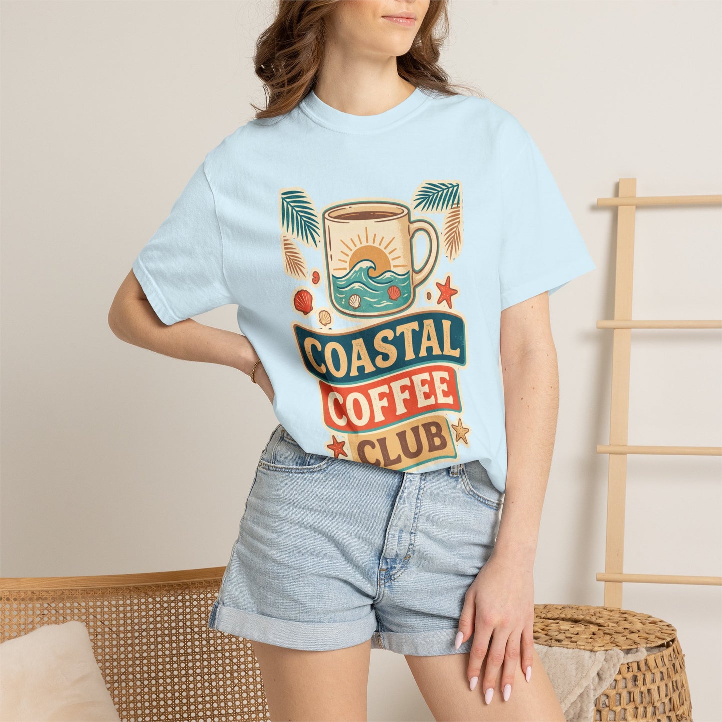 Coastal Coffee Club Retro Graphic Tee