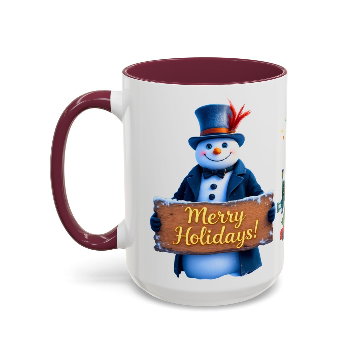 Merry Holidays Snowman Mug (v1)