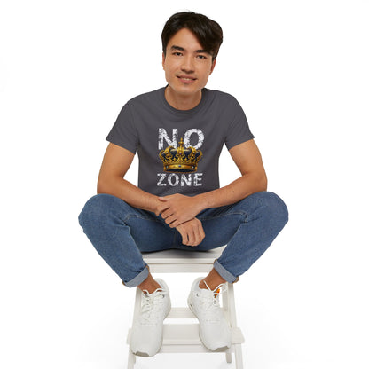 NO KINGS ZONE Graphic Tee | Streetwear T-Shirt with Royal Crown Design