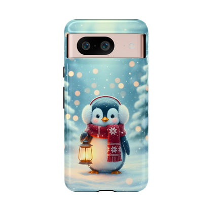 Christmas Snuggles Penguin Phone Case