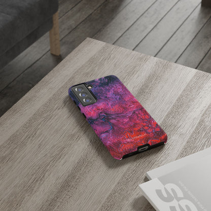 Tough Phone Cases for iPhone, Samsung and Google Pixel - DABPdesigns Acrylic Abstract Design (v1)