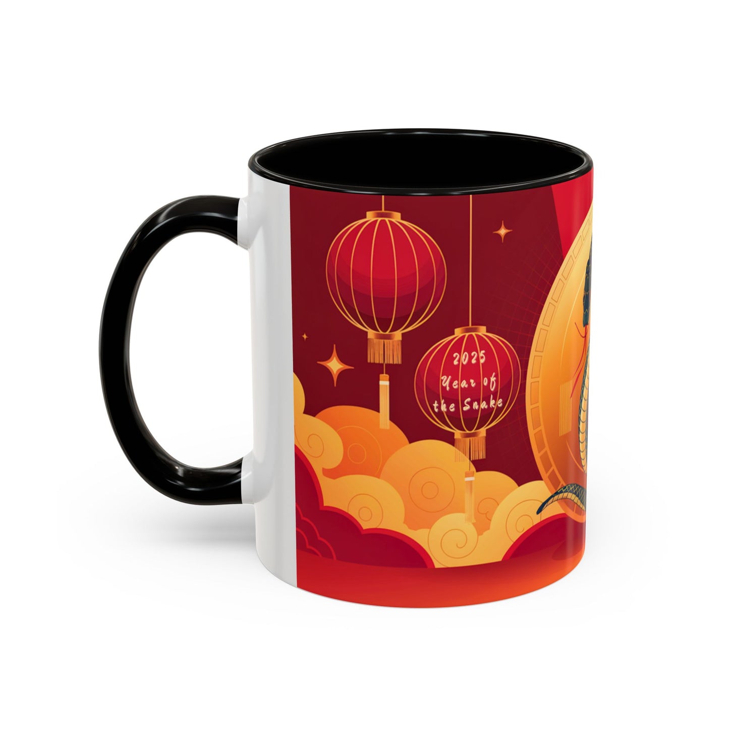 2025 Year of the Snake Chinese New Year Colorful Mug, 11oz (v5)