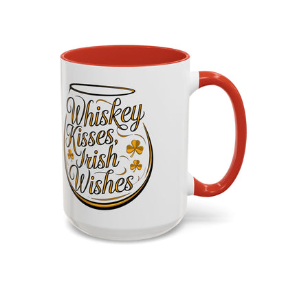 Whiskey Kisses, Irish Wishes – St. Patrick’s Day Mug (11oz, 15oz)