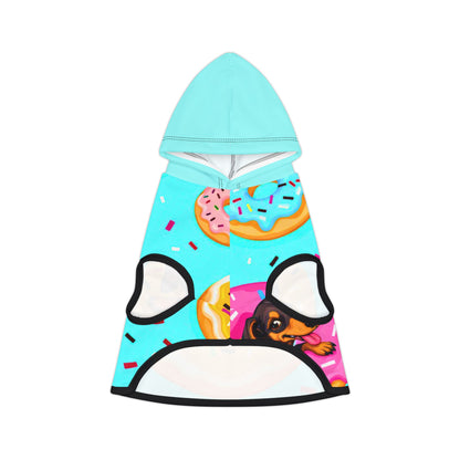 Dachshund Donut Delight AOP Pet Hoodie – Fun & Playful Dog Outfit