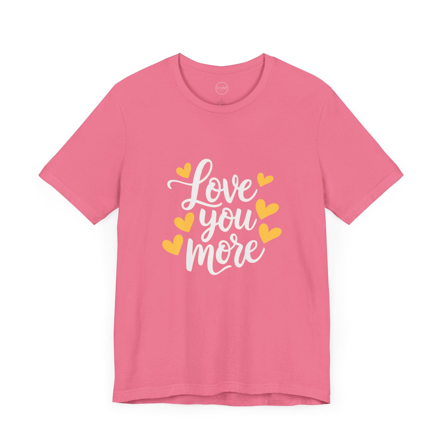 Bella+Canvas · 3001 Unisex Jersey Short Sleeve Tee - Love You More Romantic Valentine's Day Design [Color Set 2]