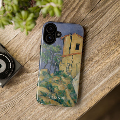 Tough Phone Case for iPhone, Samsung and Google Pixel - Cézanne, House with the Cracked Walls (1892-94)