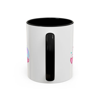Pour toujours/Mon amour Valentine's Day Mug Set– Romantic French Gift for Couples [2 of 2] (11oz, 15oz)