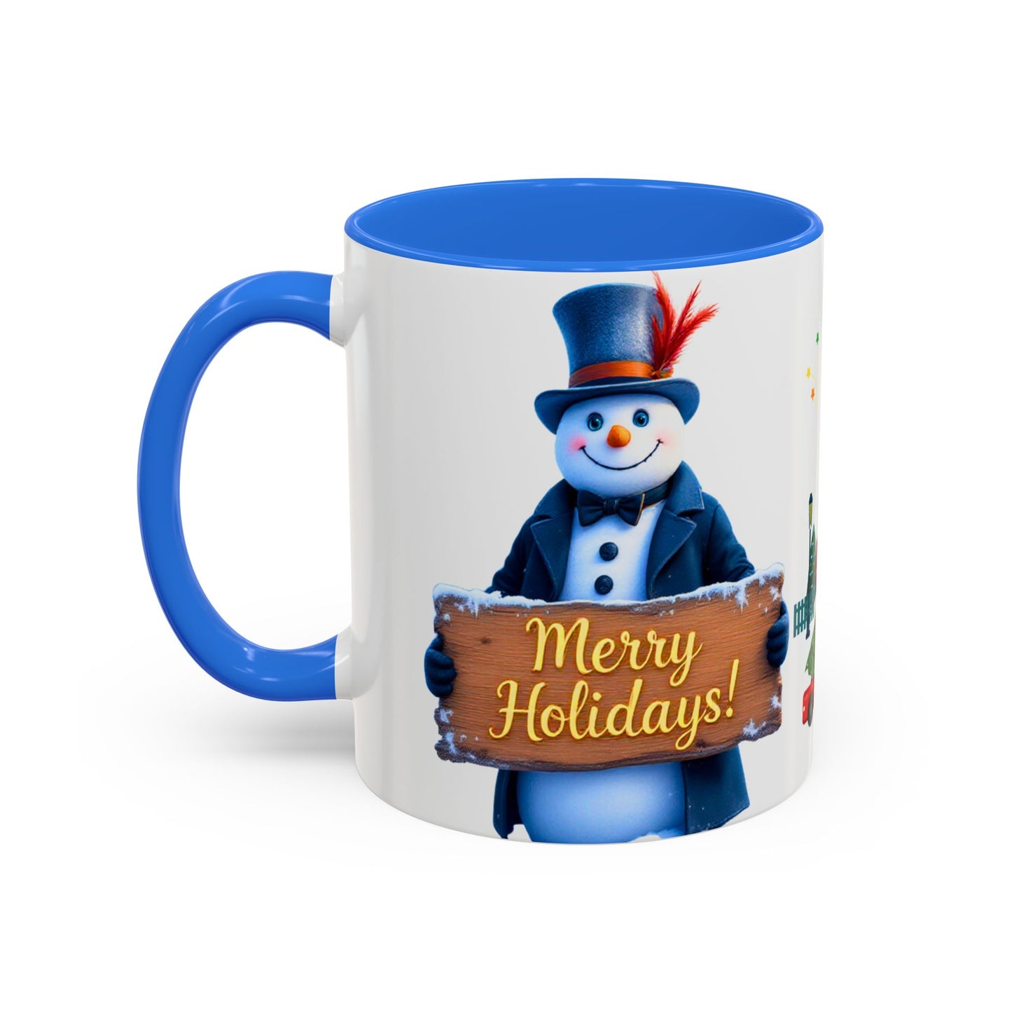 Merry Holidays Snowman Mug (v1)