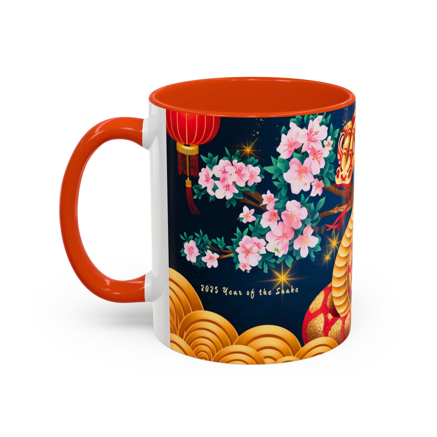 2025 Year of the Snake Chinese New Year Colorful Mug, 11oz (v4)