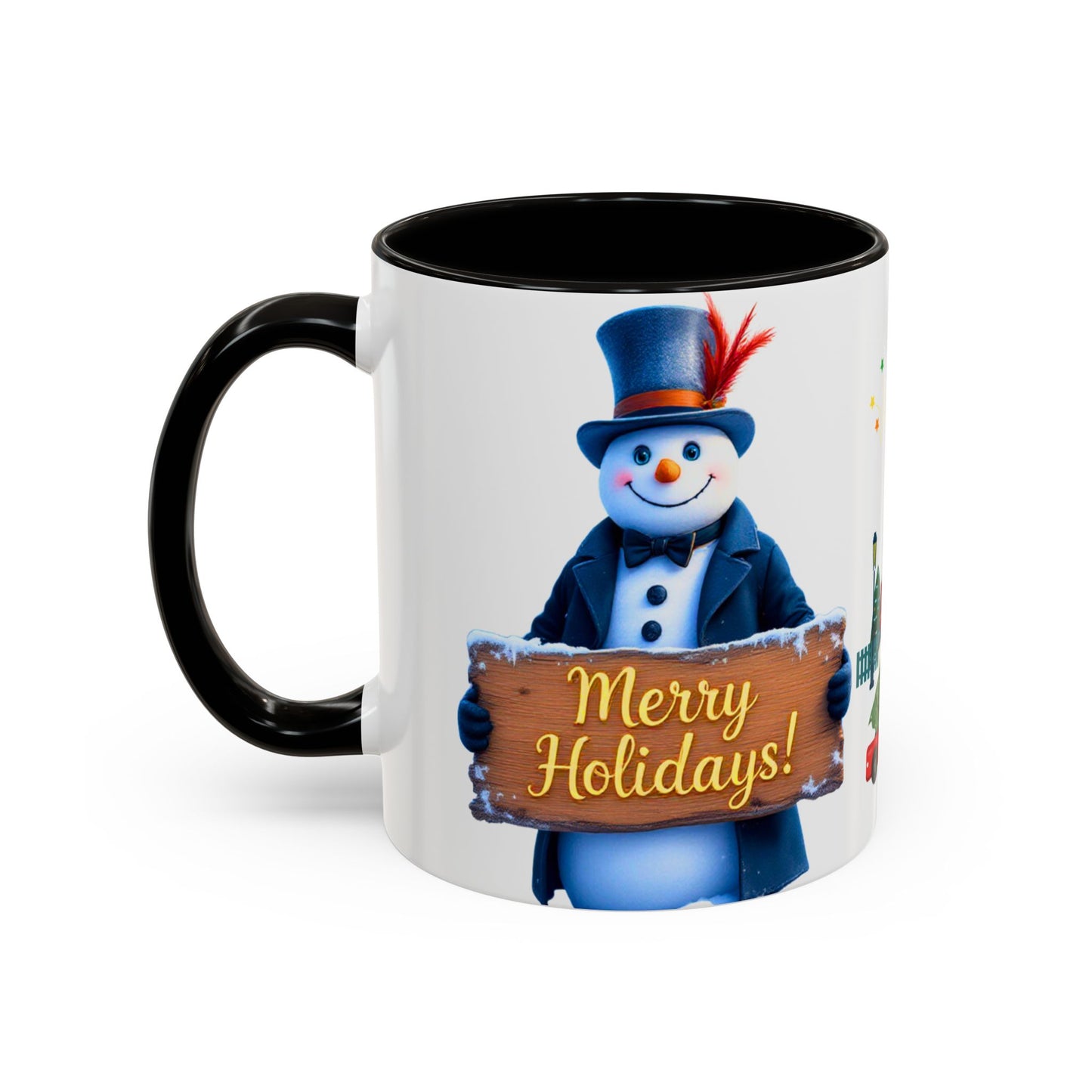 Merry Holidays Snowman Mug (v1)