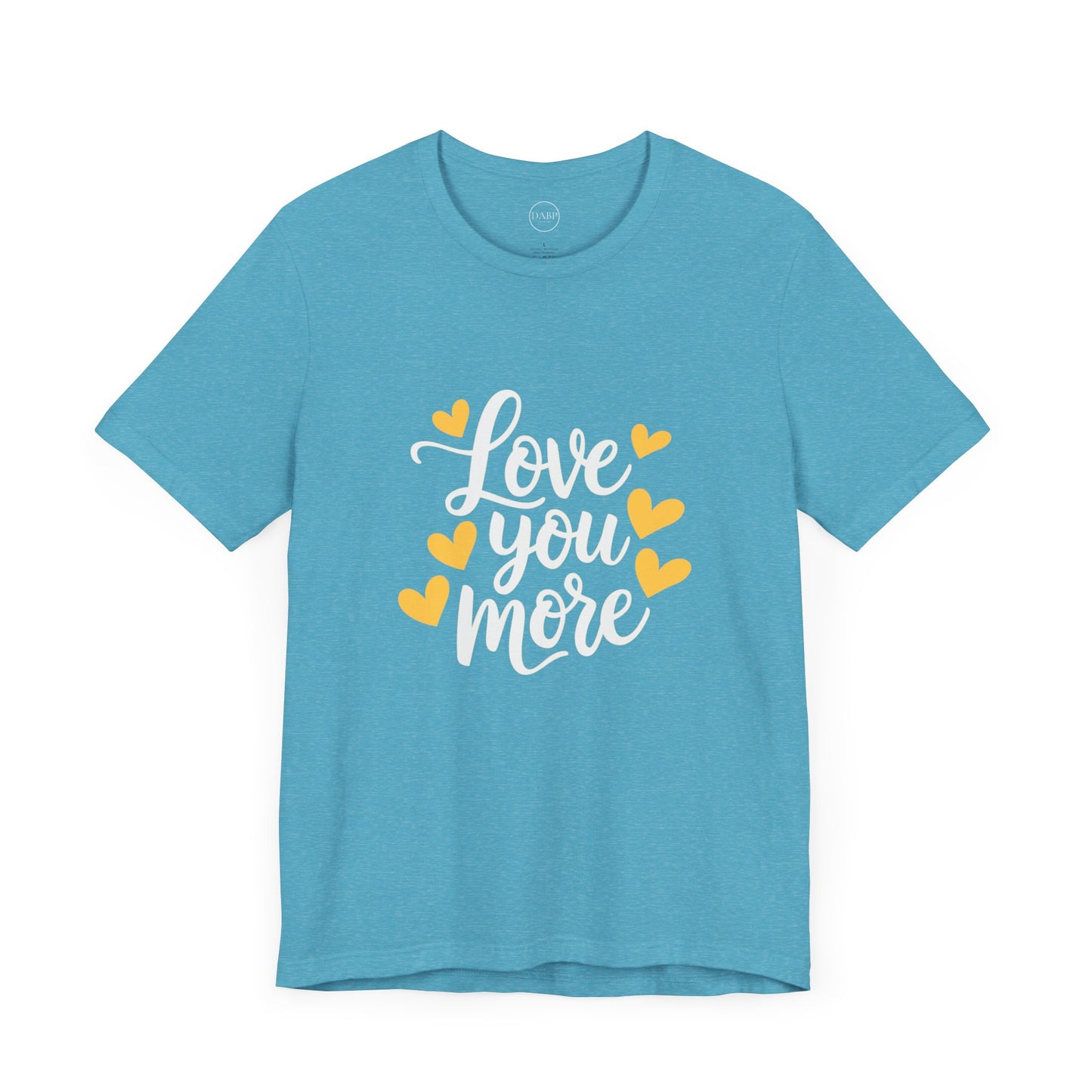 Bella+Canvas · 3001 Unisex Jersey Short Sleeve Tee - Love You More Romantic Valentine's Day Design [Color Set 2]