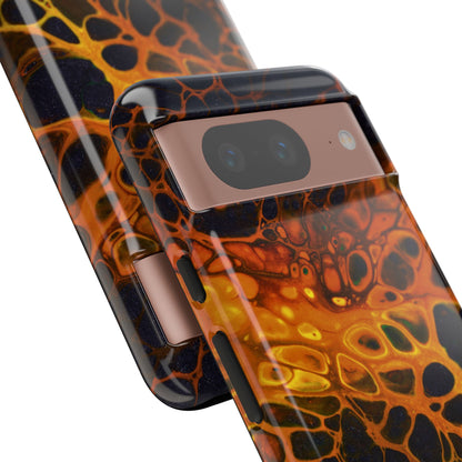 Tough Phone Case for iPhone, Samsung and Google Pixel - DABPdesigns Acrylic Abstract Design (v2)