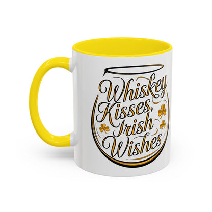 Whiskey Kisses, Irish Wishes – St. Patrick’s Day Mug (11oz, 15oz)