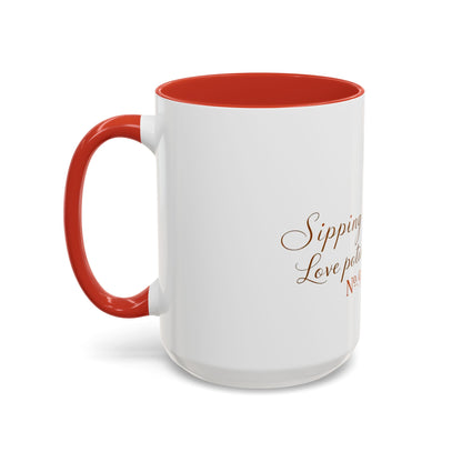 Sipping Love Potion No. 9 - Elegant Valentine Mug (11oz, 15oz)