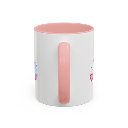 Pour toujours/Mon amour Valentine's Day Mug Set– Romantic French Gift for Couples [2 of 2] (11oz, 15oz)