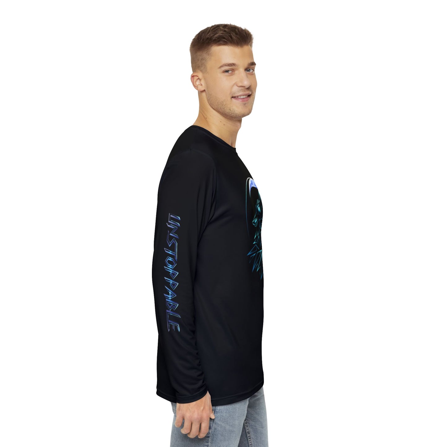 Men's Long Sleeve T-Shirt - Alpha Wolf