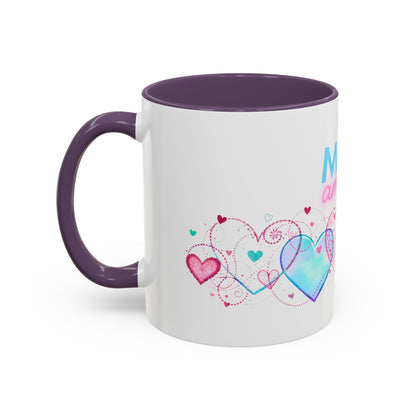 Mon amour/Pour toujours Valentine's Day Mug Set– Romantic French Gift for Couples [1 of 2] (11oz, 15oz)