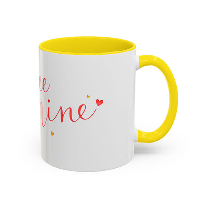 Bee Mine - Floral Accent Ceramic Mug (11oz, 15oz)