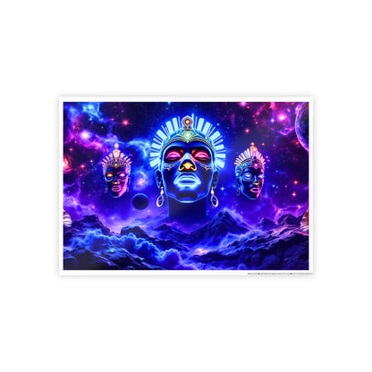 Jazz-Inspired Glossy Poster Art | Voodoo Vibes