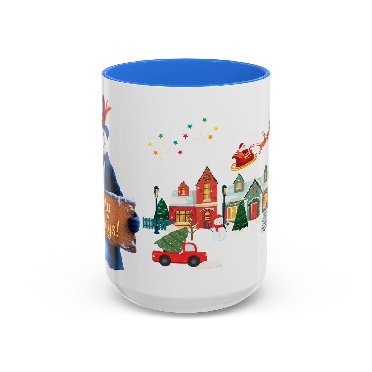 Merry Holidays Snowman Mug (v1)