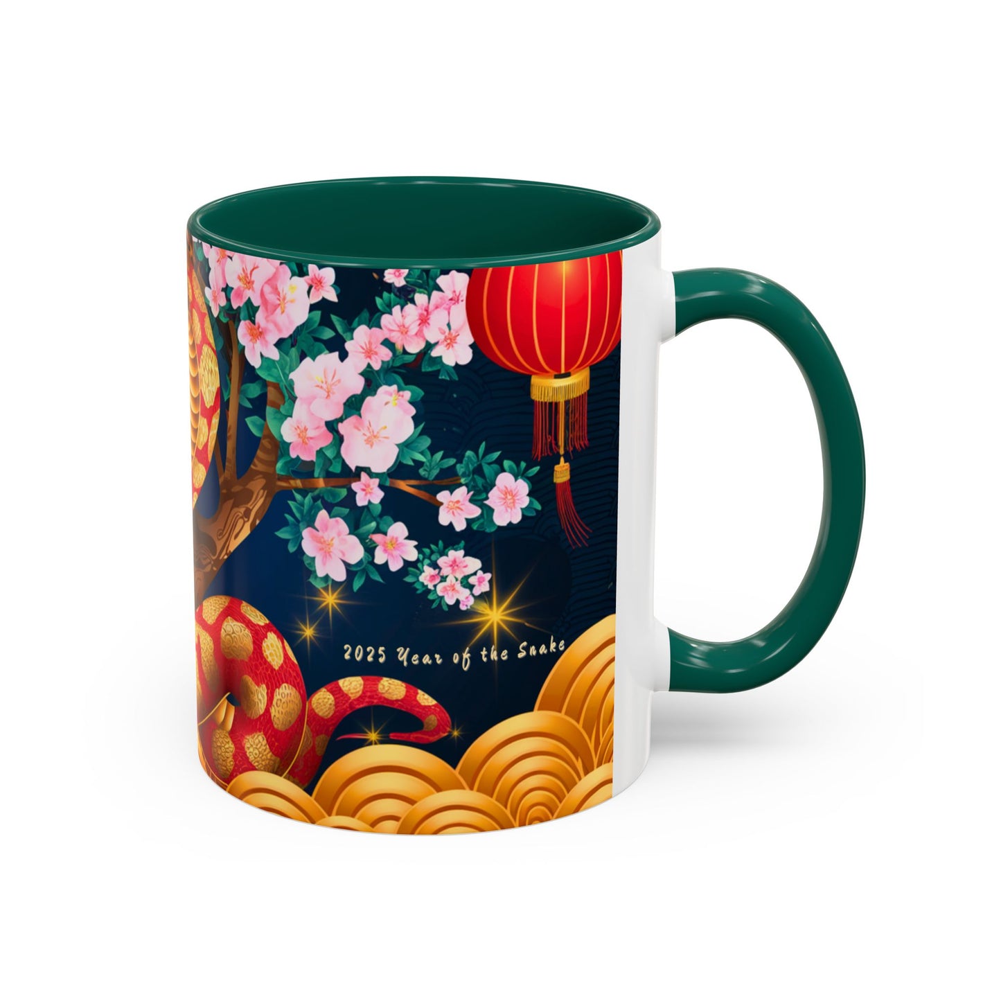 2025 Year of the Snake Chinese New Year Colorful Mug, 11oz (v4)