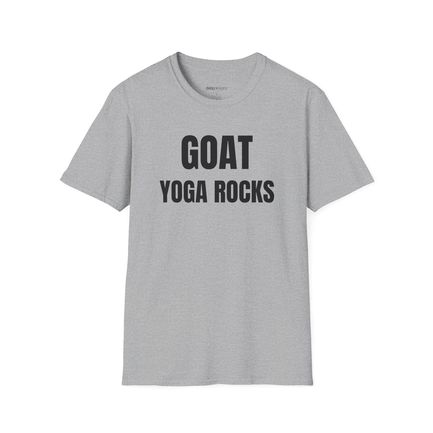 GOAT YOGA ROCKS Unisex Graphic Tee