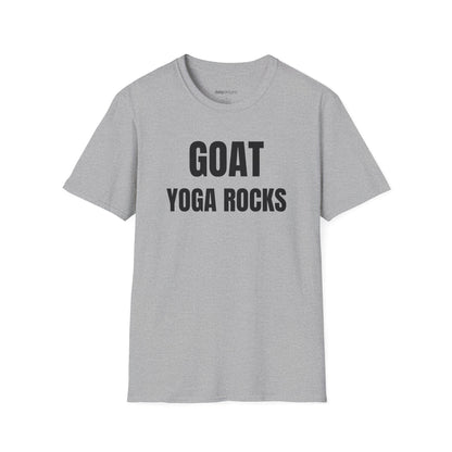 GOAT YOGA ROCKS Unisex Graphic Tee