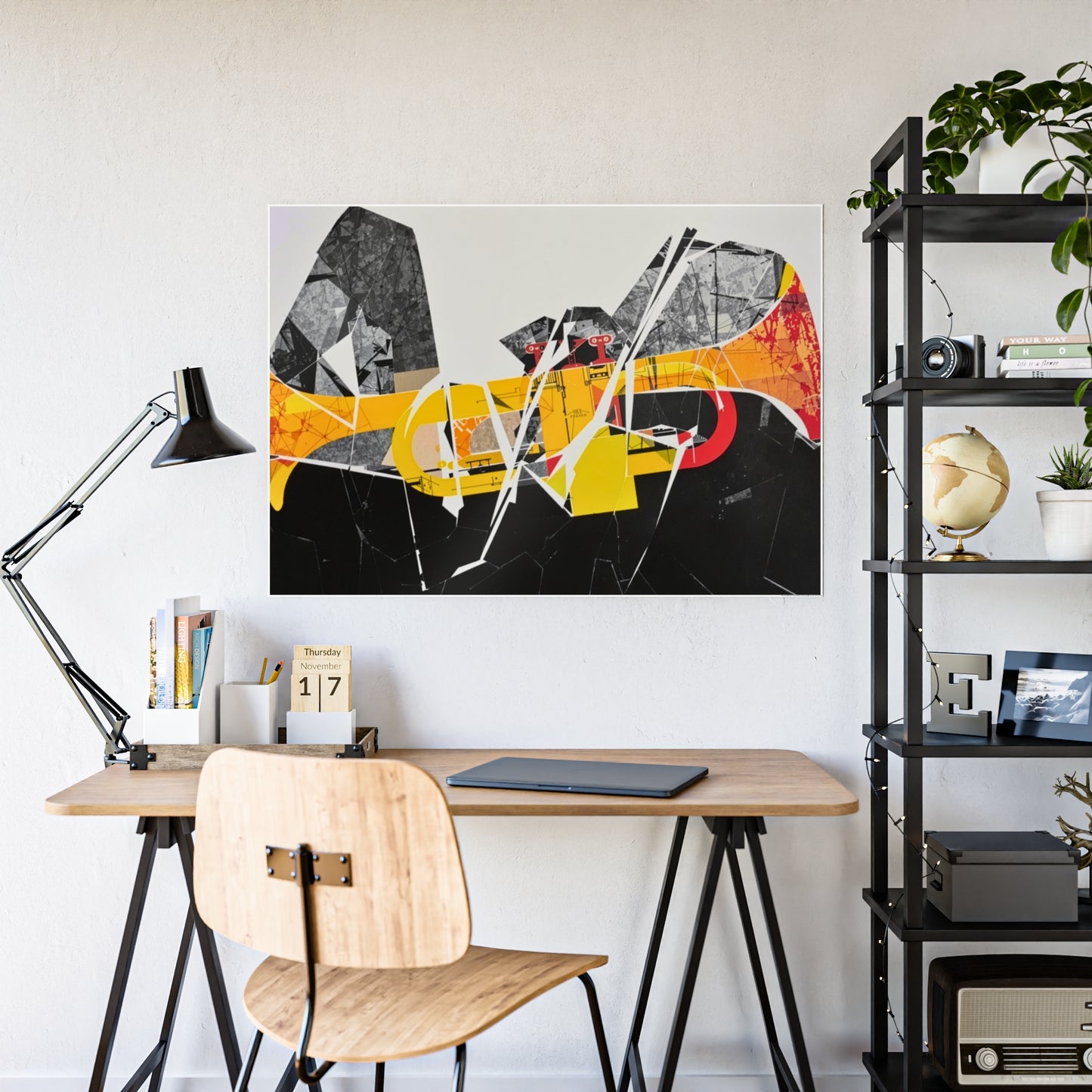 Jazz-Inspired Glossy Poster Art | Color Milestones