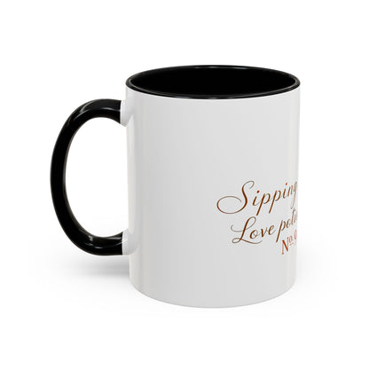 Sipping Love Potion No. 9 - Elegant Valentine Mug (11oz, 15oz)