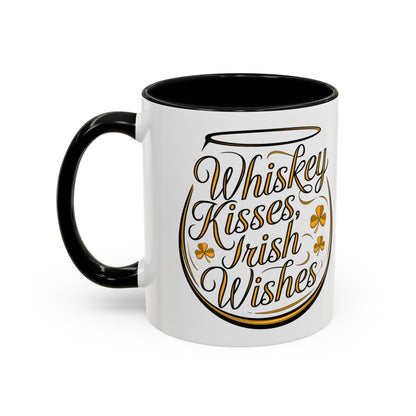 Whiskey Kisses, Irish Wishes – St. Patrick’s Day Mug (11oz, 15oz)