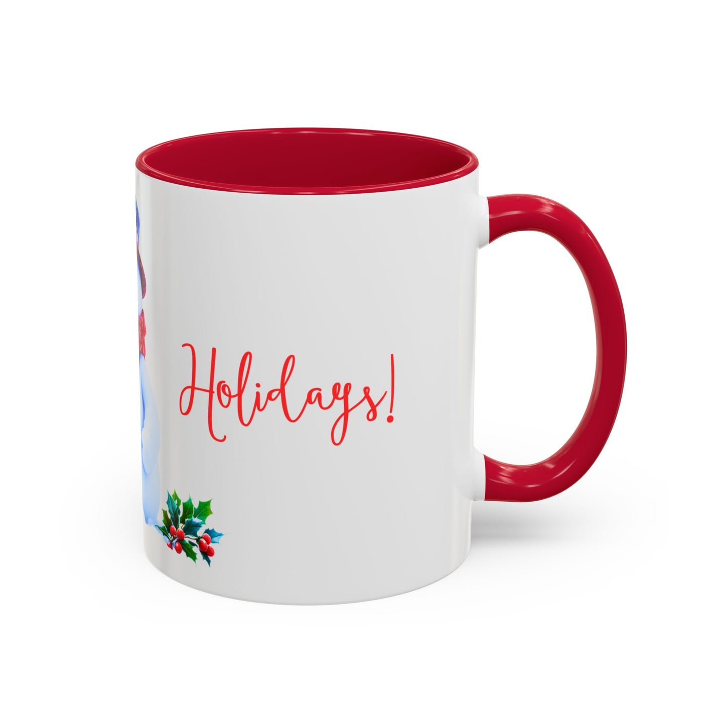 Merry Holidays Snowman Mug (v2)
