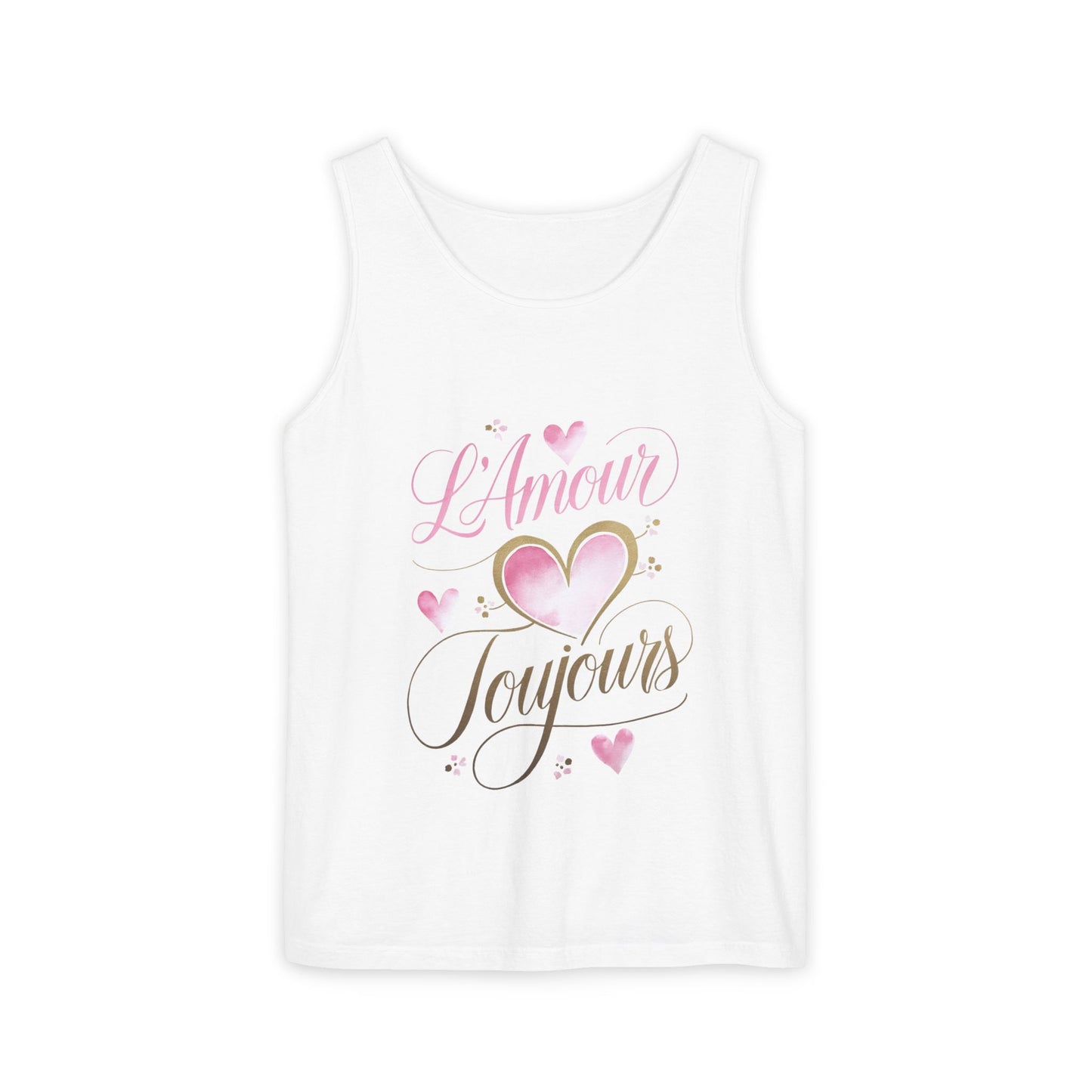 Comfort Colors® 9360 Women's Garment-Dyed Tank Top - L’Amour Toujours – Romantic French Love Design