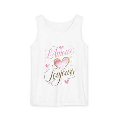 Comfort Colors® 9360 Women's Garment-Dyed Tank Top - L’Amour Toujours – Romantic French Love Design