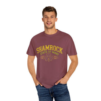Comfort Colors 1717 Unisex Garment-Dyed T-shirt - Shamrock State of Mind St. Patrick’s Day Design
