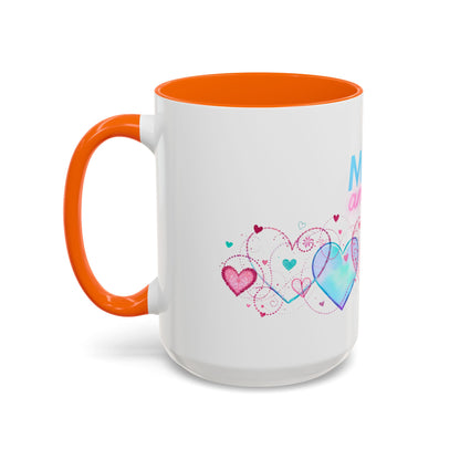 Mon amour/Pour toujours Valentine's Day Mug Set– Romantic French Gift for Couples [1 of 2] (11oz, 15oz)
