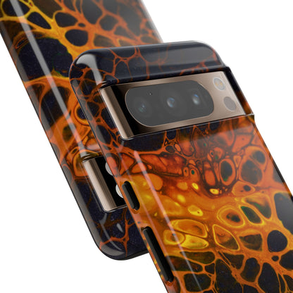 Tough Phone Case for iPhone, Samsung and Google Pixel - DABPdesigns Acrylic Abstract Design (v2)