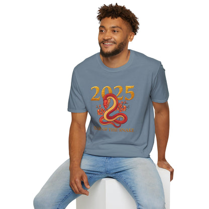 Gildan 64000 Unisex Softstyle Short-sleeve Tee | 2025 Year of the Snake Chinese New Year Design
