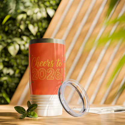 Cheers to 2026! Festive New Year Stainless Steel Tumbler