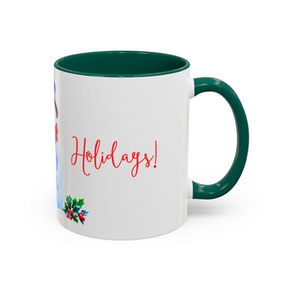 Merry Holidays Snowman Mug (v2)