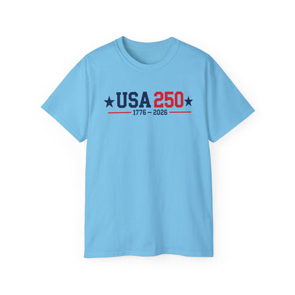 USA 250 1776–2026 Patriotic Anniversary T-Shirt