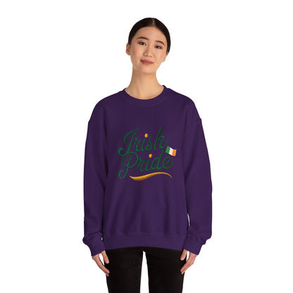 Gildan 18000 Unisex Heavy Blend™ Crewneck Sweatshirt - Irish Pride St. Patrick’s Day Design